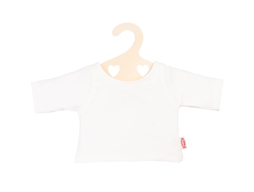 T-Shirt weiß auf Kleiderbügel, Gr. 35-45 cm T-Shirt weiß auf Kleiderbügel, Gr. 35-45 cm von Heless
