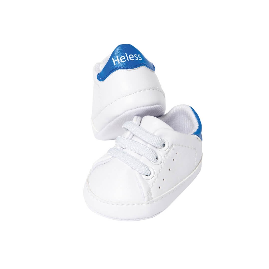 Weiße Puppen-Sneakers, Gr. 38-45 cm Weiße Puppen-Sneakers, Gr. 38-45 cm von Heless