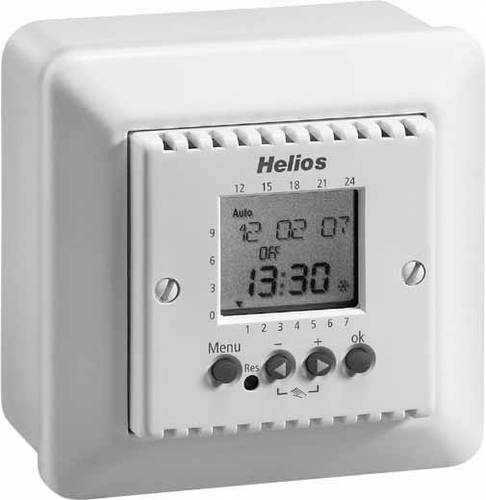 Helios Ventilatoren 09990 Zeitschaltuhr digital Wochenprogramm IP20 von Helios Ventilatoren