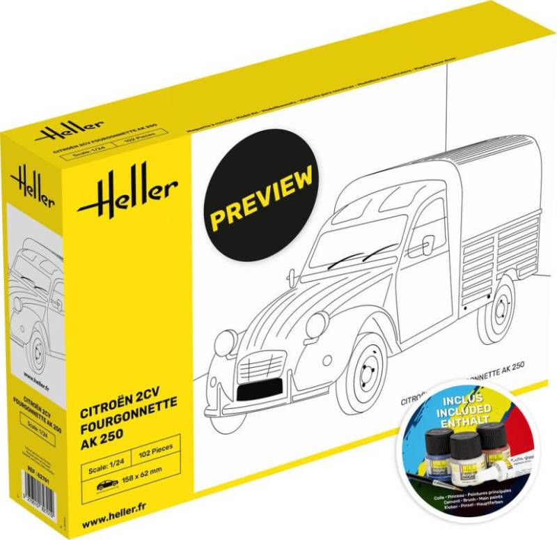 Citroen 2CV Fourgonette AK 250 - Starter Kit Citroen 2CV Fourgonette AK 250 - Starter Kit von Heller