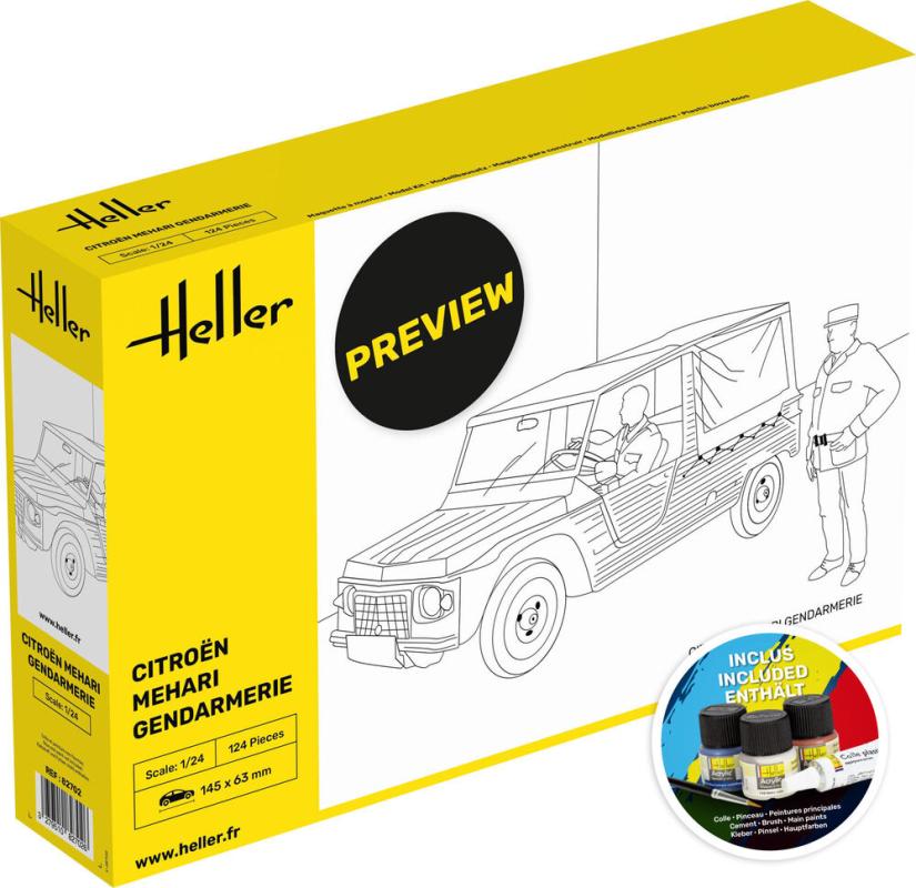 Citroen Mehari Gendarmerie - Starter Kit Citroen Mehari Gendarmerie - Starter Kit von Heller