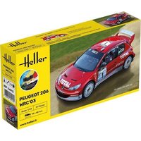 HELLER 56113 1:43 STARTER KIT Peugeot 206 WRC'03 von Heller