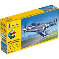 HELLER 56268 1:72 STARTER KIT P-51 Mustang von Heller