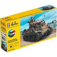 HELLER 56894 1:72 STARTER KIT M4A2 Sherman "Division Leclerc" (deco.FR KIT HELLER 56894 1:72 STARTER KIT M4A2 Sherman "Division Leclerc" (deco.FR KIT von Heller