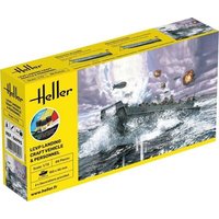 HELLER 56995 1:72 STARTER KIT LCVP Landing Craft Vehicle & Personnel von Heller