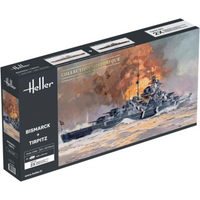 HELLER 85078 1:400 Bismarck + Tirpitz TWINSET HELLER 85078 1:400 Bismarck + Tirpitz TWINSET von Heller