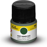 HELLER 9102 Acrylfarbe 102 Armeegrün matt, 12 ml von Heller