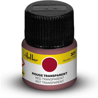 HELLER 9321 Acrylfarbe 321 Rot transparent, 12 ml von Heller