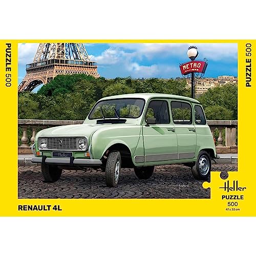 Heller 1000207590 - Renault 4L Puzzle 500 Teile - Neu von Heller
