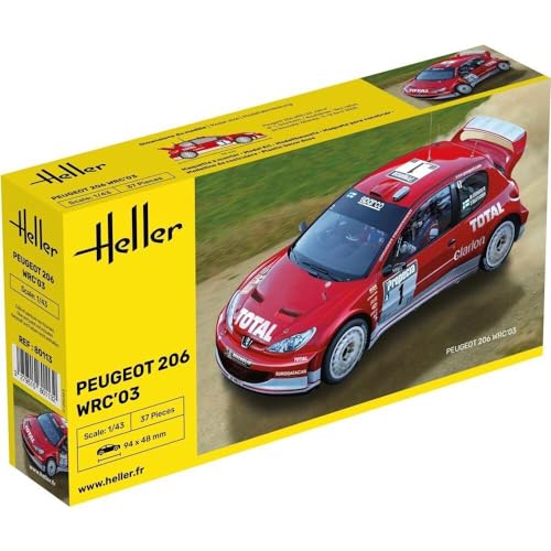 Heller 80113 Modellbausatz Peugeot 206 WRC '03 Heller 80113 Modellbausatz Peugeot 206 WRC '03 von Heller
