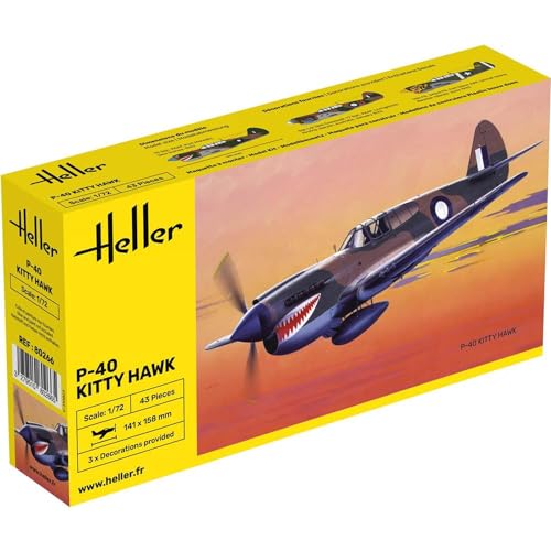 Heller 80266 - Modellbausatz P-40E Kittyhawk von Heller