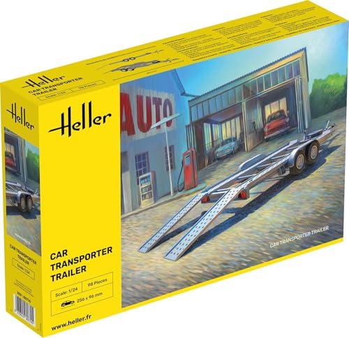 Heller 80774 Car Transporter Trailer 1/24, Unlackiert Heller 80774 Car Transporter Trailer 1/24, Unlackiert von Heller