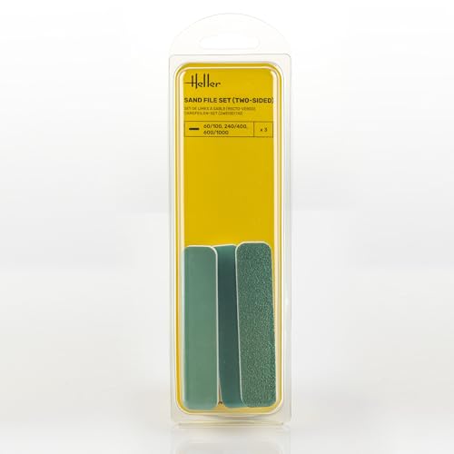 Heller 99002 Sand File Set (Two-Sided, 3 Pieces) von Heller