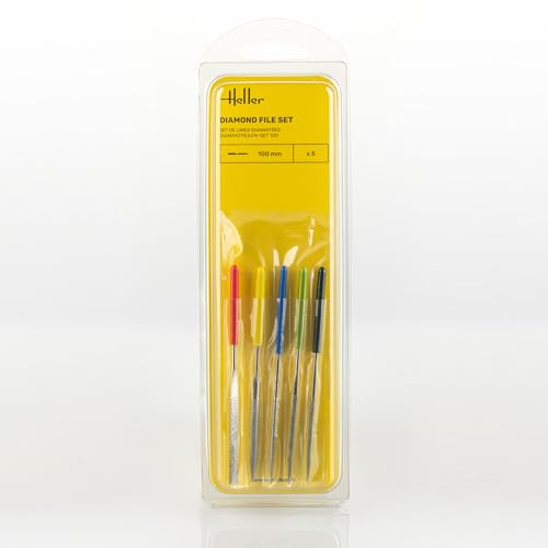 Heller 99005 Diamond File Set 100 mm (5 Pieces) von Heller