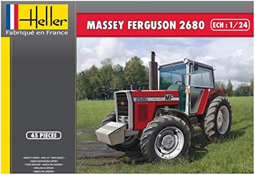 Heller 81402 Massey Ferguson 2680 Modellbausatz, grau von heller