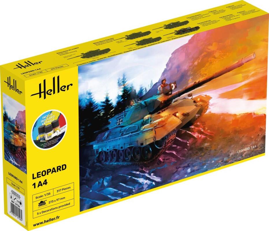 Leopard 1A4 - Starter Kit Leopard 1A4 - Starter Kit von Heller