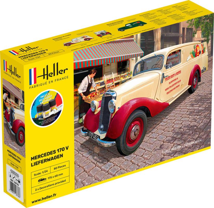 MB 170 Lieferwagen - Starter Kit MB 170 Lieferwagen - Starter Kit von Heller