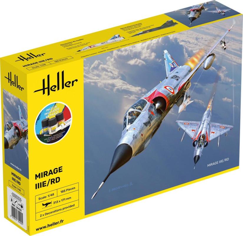Mirage IIIE-O-R-RD-EE-EA - Starter Kit Mirage IIIE-O-R-RD-EE-EA - Starter Kit von Heller