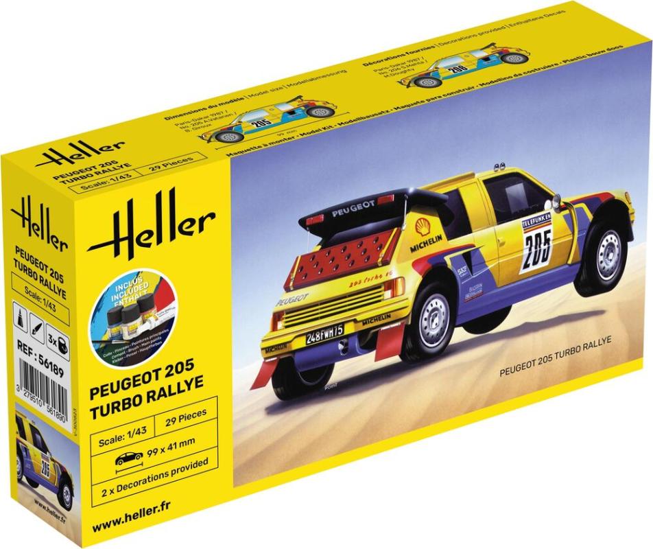 Peugeot 205 Turbo Rally - Starter Kit Peugeot 205 Turbo Rally - Starter Kit von Heller