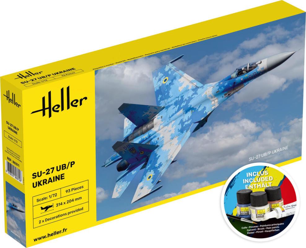 SU-27 UB/P Ukraine - Starter Kit SU-27 UB/P Ukraine - Starter Kit von Heller