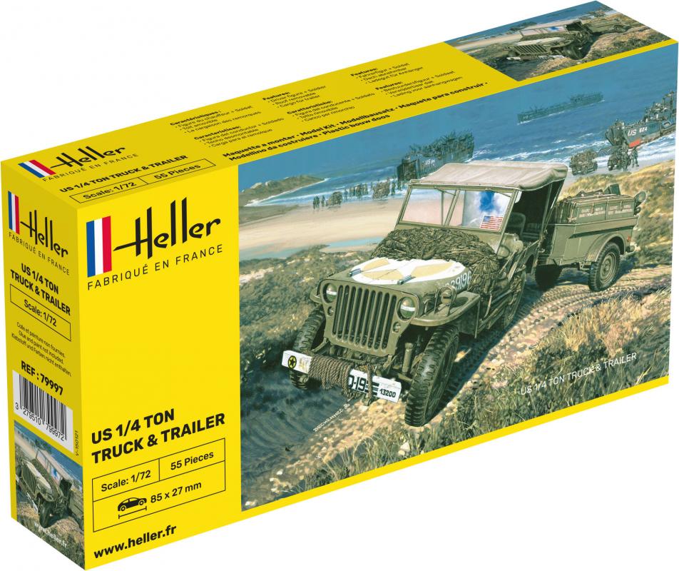 Willys MB Jeep & Trailer Willys MB Jeep & Trailer von Heller