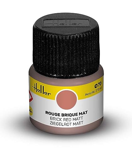 heller 9070 Acrylfarbe 070 Ziegelrot matt von Heller