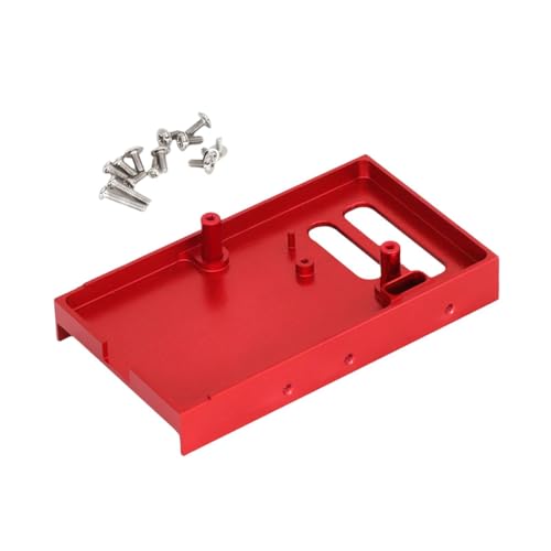 Hellery 1/12 RC -Auto Fester Lagerstrahl, Ersatz, Servo Mount Receiver Bracket Aluminium -Legierung für MN99S MN98 1:12, Rot Hellery 1/12 RC -Auto Fester Lagerstrahl, Ersatz, Servo Mount Receiver Bracket Aluminium -Legierung für MN99S MN98 1:12, Rot von Hellery