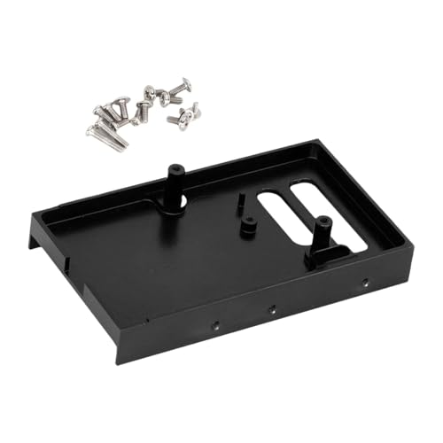 Hellery 1/12 RC -Auto Fester Lagerstrahl, Ersatz, Servo Mount Receiver Bracket Aluminium -Legierung für MN99S MN98 1:12, Schwarz Hellery 1/12 RC -Auto Fester Lagerstrahl, Ersatz, Servo Mount Receiver Bracket Aluminium -Legierung für MN99S MN98 1:12, Schwarz von Hellery