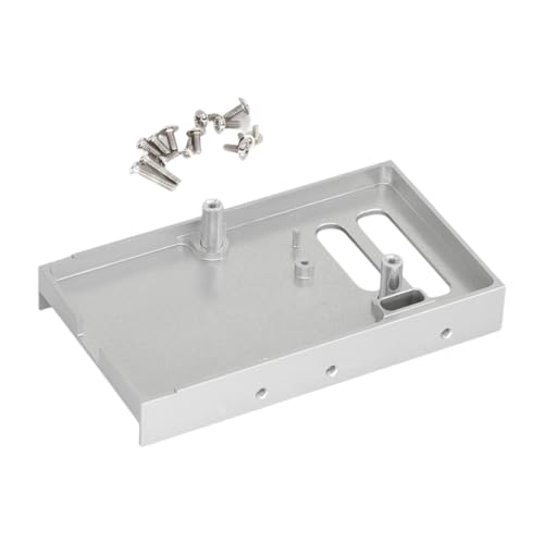 Hellery 1/12 RC -Auto Fester Lagerstrahl, Ersatz, Servo Mount Receiver Bracket Aluminium -Legierung für MN99S MN98 1:12, Silber Hellery 1/12 RC -Auto Fester Lagerstrahl, Ersatz, Servo Mount Receiver Bracket Aluminium -Legierung für MN99S MN98 1:12, Silber von Hellery