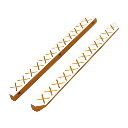 Hellery 1/12 RC-Auto Pedale für H12Y H12Y+, Linke und rechte Aluminiumteile, Gold Hellery 1/12 RC-Auto Pedale für H12Y H12Y+, Linke und rechte Aluminiumteile, Gold von Hellery