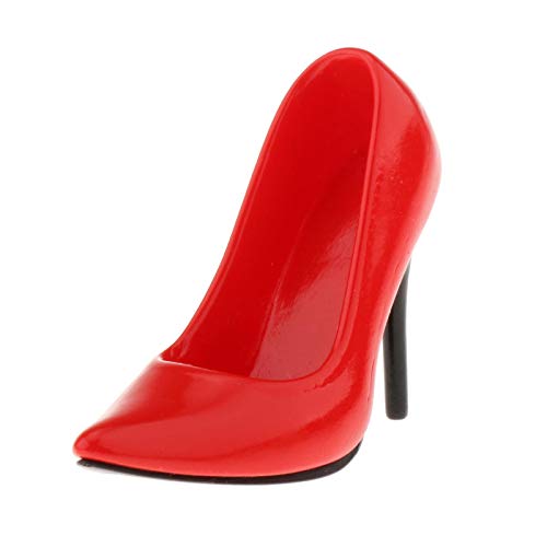 Hellery 1/6 Gradeinteilung Weibliche Klassische Mode Spitze Zehen Stiletto Pumpe High für 12 HT Kumik Action-Figuren SpielzeugSpielzeugpuppe, Rot Hellery 1/6 Gradeinteilung Weibliche Klassische Mode Spitze Zehen Stiletto Pumpe High für 12 HT Kumik Action-Figuren SpielzeugSpielzeugpuppe, Rot von Hellery