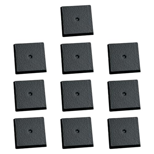 Hellery 10 Stück quadratische Sockel 1 Zoll x 1 Zoll Actionfigurenständer für Miniaturmalerei Wargame-Zubehör Wargaming-Hobby-Sockel Hellery 10 Stück quadratische Sockel 1 Zoll x 1 Zoll Actionfigurenständer für Miniaturmalerei Wargame-Zubehör Wargaming-Hobby-Sockel von Hellery