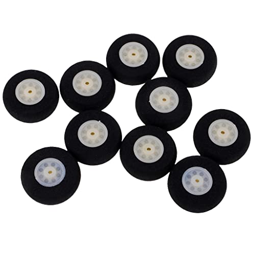 Hellery 10 Stücke RC Modell Flugzeug Fahrwerk Schwamm Rad Reifen Spielzeug DIY, 30mm Hellery 10 Stücke RC Modell Flugzeug Fahrwerk Schwamm Rad Reifen Spielzeug DIY, 30mm von Hellery