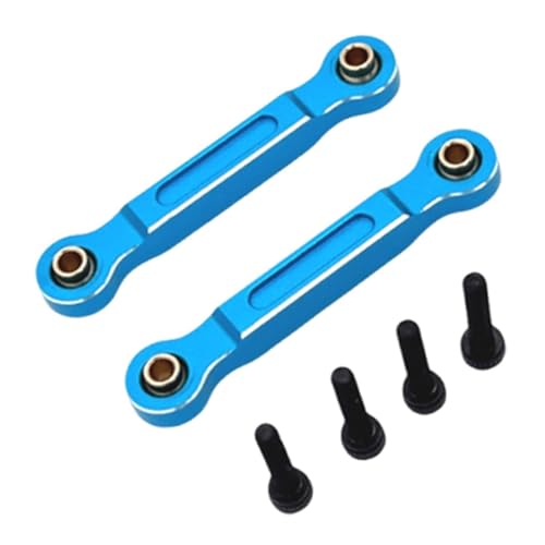 Hellery 2 Stück RC Auto Chassis Verbindungselemente für vordere Stange 1/14, Blau Silber Hellery 2 Stück RC Auto Chassis Verbindungselemente für vordere Stange 1/14, Blau Silber von Hellery