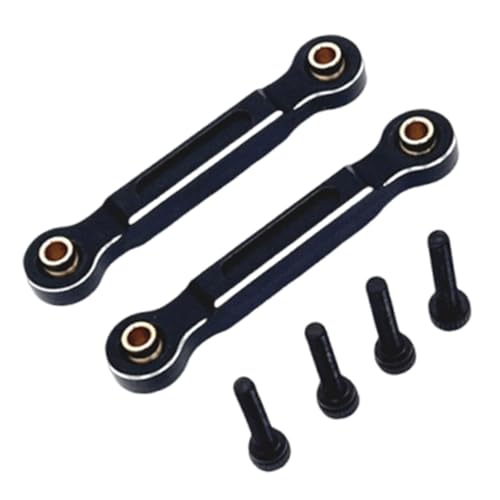 Hellery 2 Stück RC Auto Chassis Verbindungselemente für vordere Stange 1/14, Schwarz Silber Hellery 2 Stück RC Auto Chassis Verbindungselemente für vordere Stange 1/14, Schwarz Silber von Hellery