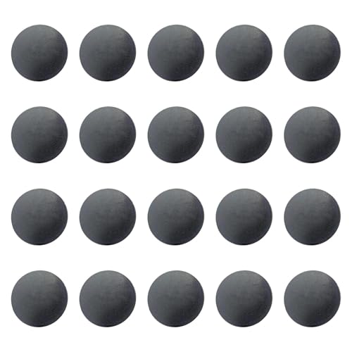 Hellery 20x Basen Hobby Basen Schwarz Praktische Leichte DIY Projekte Figur Malerei Basing Wargame Zubehör 2,54 Zoll von Hellery
