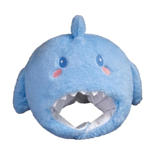 Hellery Atmungsaktiver Plüsch-Haifischhut, Kopfbedeckung für Halloween-Maskenbälle Hellery Atmungsaktiver Plüsch-Haifischhut, Kopfbedeckung für Halloween-Maskenbälle von Hellery