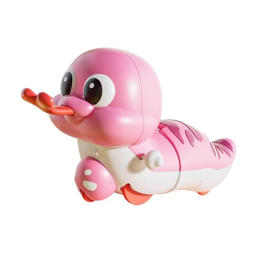 Hellery Aufziehspielzeug in Schlangenform, Tier Uhrwerk für Kinder, Lernspielzeug für Unterwegs, Rosa von Hellery