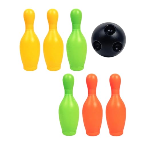 Hellery Bowling Set für Kinder, Bowlingspiel mit Ball, Partygeschenke, Frühe Entwicklung, Lustig, Rasen, Leicht, für Jungen, Mädchen, Kinder, Bunt Hellery Bowling Set für Kinder, Bowlingspiel mit Ball, Partygeschenke, Frühe Entwicklung, Lustig, Rasen, Leicht, für Jungen, Mädchen, Kinder, Bunt von Hellery