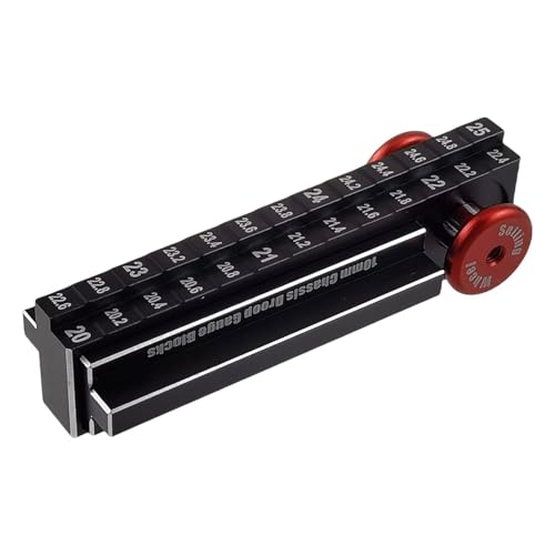 Hellery Chassis Einstellwerkzeug, Ersatzteil, Kompakte Teile, 10 Mm Chassis Durchhangmessblock für RC Autos Im Maßstab 1:10, Upgrades, Hobby von Hellery