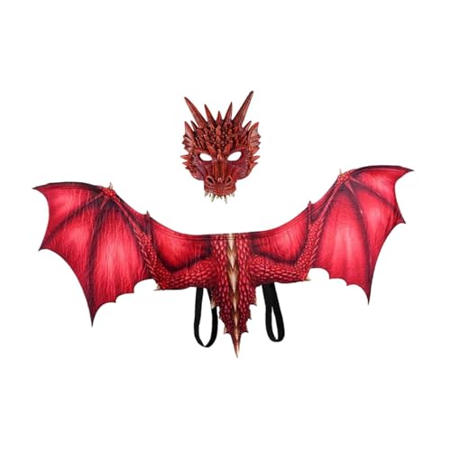 Hellery Drachenkostüm für Erwachsene, Party Geschenke für Maskeraden, Nachtclubs, Kostüme, ROT Hellery Drachenkostüm für Erwachsene, Party Geschenke für Maskeraden, Nachtclubs, Kostüme, ROT von Hellery