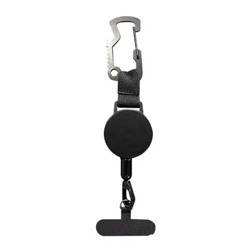 Hellery Einziehbarer Schlüsselanhänger, Telefon Haltelasche, Handygurt, mit Karabiner Schlüssel Telefon Lanyard Halter Zum Angeln, Skifahren, Wandern Hellery Einziehbarer Schlüsselanhänger, Telefon Haltelasche, Handygurt, mit Karabiner Schlüssel Telefon Lanyard Halter Zum Angeln, Skifahren, Wandern von Hellery