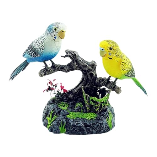 Hellery Elektronischer Haustier Sound Aktiviertes Kinderspielzeug, Schreibtischzubehör, Home Office Dekoration Singen Zwitschern Birdsspielzeug für Kreatives Hellery Elektronischer Haustier Sound Aktiviertes Kinderspielzeug, Schreibtischzubehör, Home Office Dekoration Singen Zwitschern Birdsspielzeug für Kreatives von Hellery