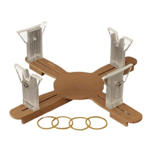 Hellery Flugzeugständer für Modellflugzeuge Verstellbarer Lackierständer Und Montagevorrichtung Display Halter Aus Verbundplatte für Hobbybastler Und Sammler, M von Hellery