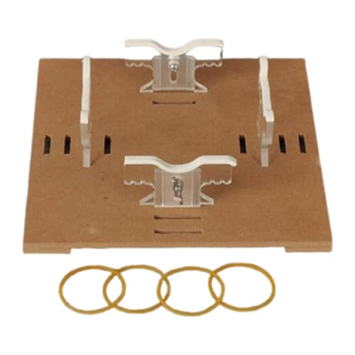 Hellery Flugzeugständer für Modellflugzeuge Verstellbarer Lackierständer Und Montagevorrichtung Display Halter Aus Verbundplatte für Hobbybastler Und Sammler, S von Hellery