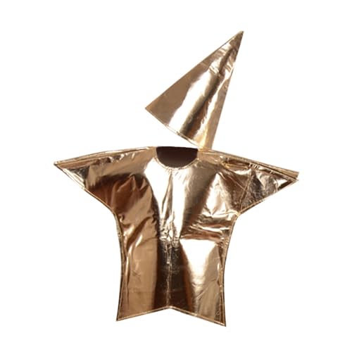 Hellery Gold Star Geformtes Kostümfoto Requisite Cosplay Outfit für Die Bühnenperformanceparty, Hat Split Kids S Hellery Gold Star Geformtes Kostümfoto Requisite Cosplay Outfit für Die Bühnenperformanceparty, Hat Split Kids S von Hellery