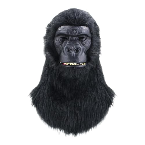 Hellery Kopf Maske Karneval Cosplay Beweglichen Mund Tier Halloween Kostüm für Festival von Hellery