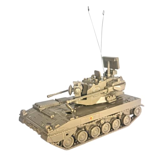 Hellery Panzermodell Im Maßstab 1:72, Puzzlespiele für Kinder Ab 14 Jahren, Geschenkidee, 4D Simulationsmodell, Bauspielzeug Als Andenken, Mikrolandschaft, Gelb 9.2x4.5x5.5cm von Hellery