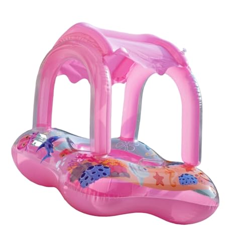 Hellery Pool Schwimmreifen mit Baldachin, Wasserspielzeug, Niedlicher Aufblasbarer Schwimmreifen für Den Urlaub, Schwimmbad, Kindergeschenke, Jungen Und Mädch, mit Griff Ohne Glocke Hellery Pool Schwimmreifen mit Baldachin, Wasserspielzeug, Niedlicher Aufblasbarer Schwimmreifen für Den Urlaub, Schwimmbad, Kindergeschenke, Jungen Und Mädch, mit Griff Ohne Glocke von Hellery