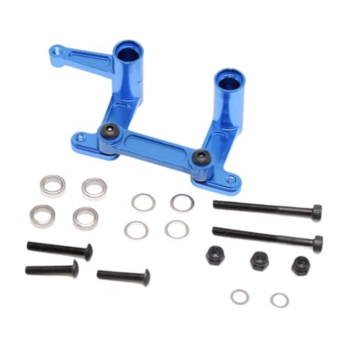 Hellery RC Auto Lenkungsbaugruppe, Komponenten Aus Metall, Direkter Ersatz für Kompakte, Leistungsstarke, Leichte Spielzeug Zubehörteile, Blau Hellery RC Auto Lenkungsbaugruppe, Komponenten Aus Metall, Direkter Ersatz für Kompakte, Leistungsstarke, Leichte Spielzeug Zubehörteile, Blau von Hellery